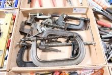 Assortment of C-clamps