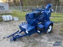 GORMAN-RUPP T6A3-B SELF PRIMING PUMP TRAILER SN-902630 **NO TITLE, INVOICE ONLY**