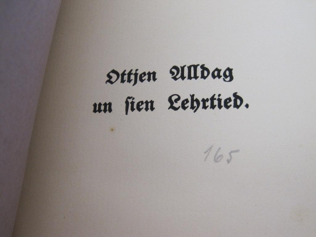 Ottjen Alldag by Georg Droste Vintage German Hardcover Book, 11 oz