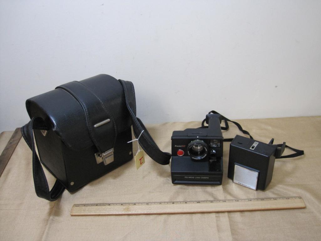 Pronto! RF Polaroid Land Camera with Carrying Case and ITT MagicFlash