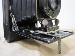 Kodak Series III Folding Camera with Leather Case, made 1926 through 1934