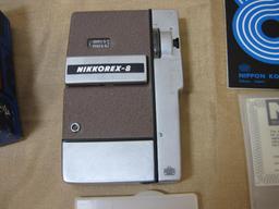 Nikkorex 8 Movie Camera, Made in Japan with Box and Instructions