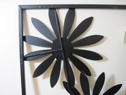 Metal Floral Wall Hanging 35 x 12