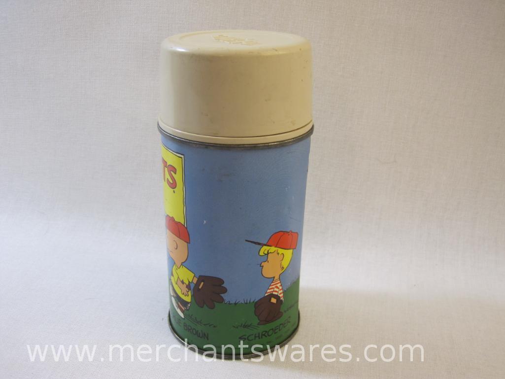 1968 Have Lunch with Snoopy Metal Lunchbox with Thermos 2868, United Feature Syndicate Inc, see