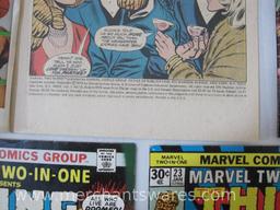 Nine Marvel Two-In-One Presents The Thing Comics, Issues No. 18-26, Aug-Apr 1976-77, Marvel Comics