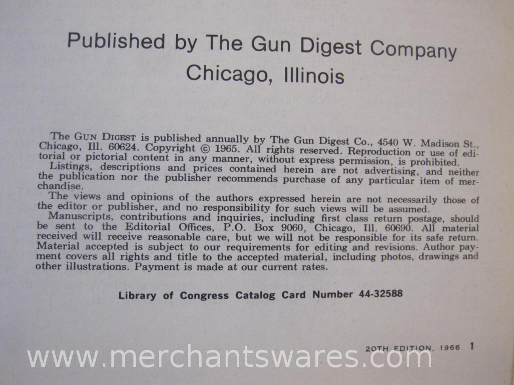 1966 Gun Digest 20th Anniversary Edition, 2lbs 1 oz