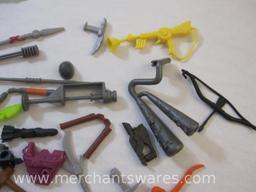 Assorted Teenage Mutant Ninja Turtles Weapons and Accessories, see pictures for included pieces, 5