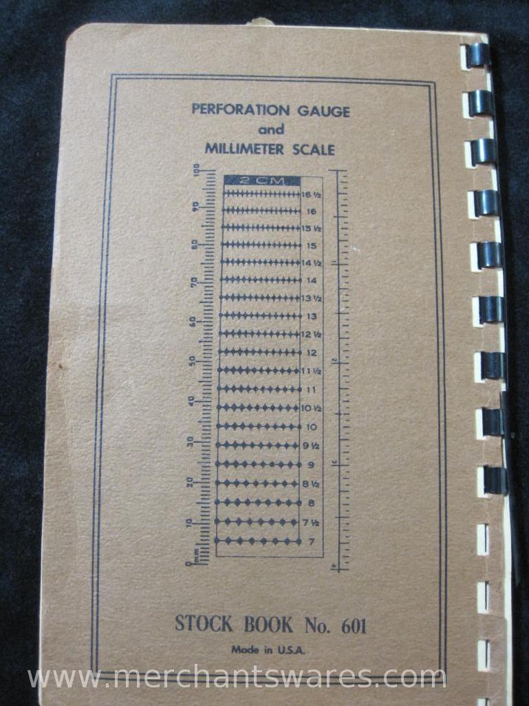 SACO Stamp Stock Book with Canceled Tax and Postage Stamps, 3 oz