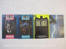 Four Batman Dark Knight Comics including Batman Legends of the Dark Knight Nos. 1-3 and Batman The