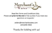 We offer in-house shipping for this auction, box fees range from $5 to $40 per box (unless otherwise