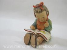 M. I. Hummel Book Worm No. 8 Figurine, Goebel W Germany, 7 oz