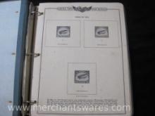 Binder of United States Plate Blocks Pages, pages do not contain stamps, 2 lbs 4 oz