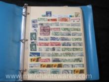 Binder of Canceled United States Postage Stamps, see pictures, 1 lb 8 oz