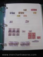 Binder of United States Postal & Commemorative Stamps from 1916-1935 Scott #s 465-771 includes mint