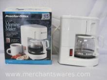 Proctor-Silex Morning Maker 1-4 Cup Automatic Drip Coffeemaker C40107