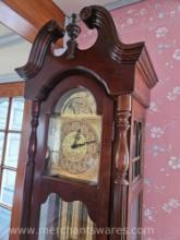 Ridgeway Grandfather Clock with Manuals, 17Wx82Hx10D