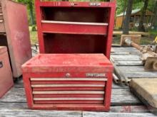 CRAFTSMAN 2 PIECE ROLLING TOOL BOX WITH TOOLS