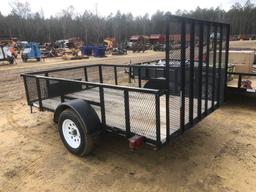 ABSOLUTE NEW CARRY ON 6'X10' GATE TRAILER,
