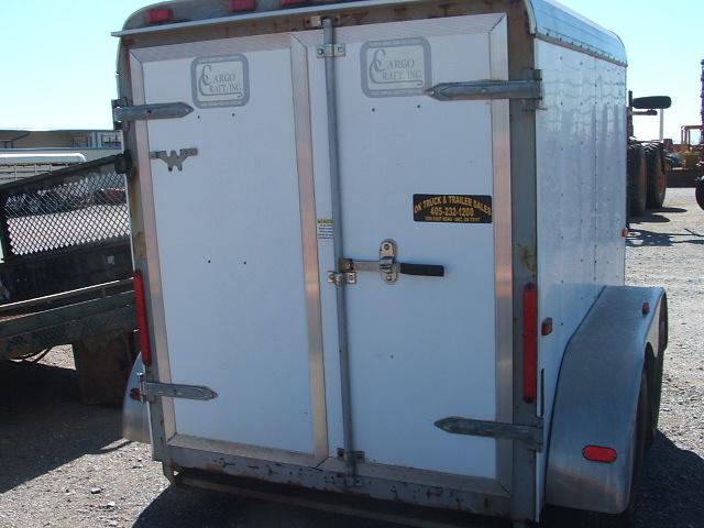TANDEM AXLE 5X8 ENCLOSED TRAILER WITH WINCH