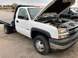2007 CHEVYROLET 3500 2WD WITH FLATBED