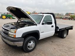 2007 CHEVYROLET 3500 2WD WITH FLATBED