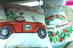 2 Merry Christmas Pillows