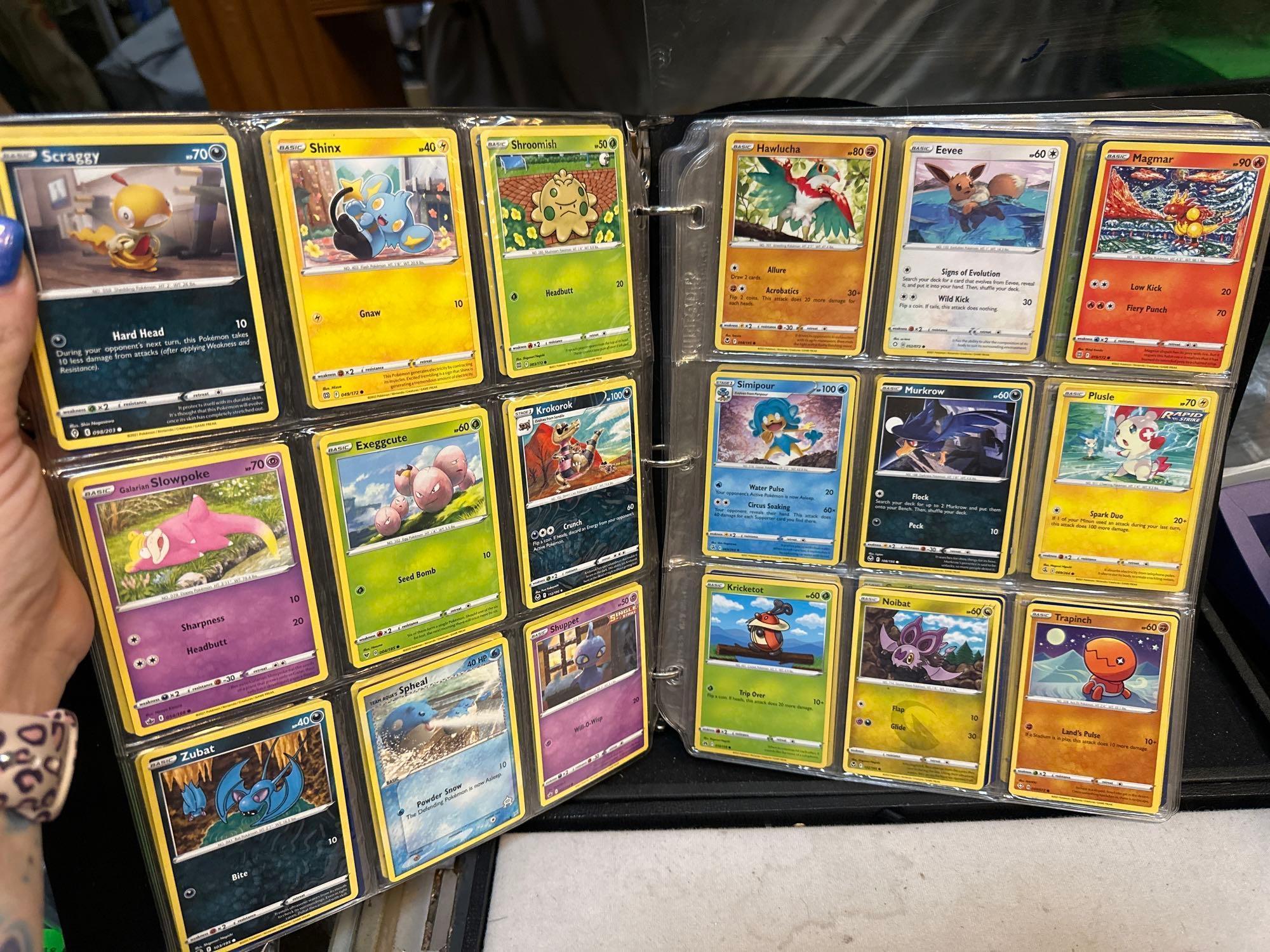 Binder full Front and Back of Sheets - Unsearched Pokemon cards