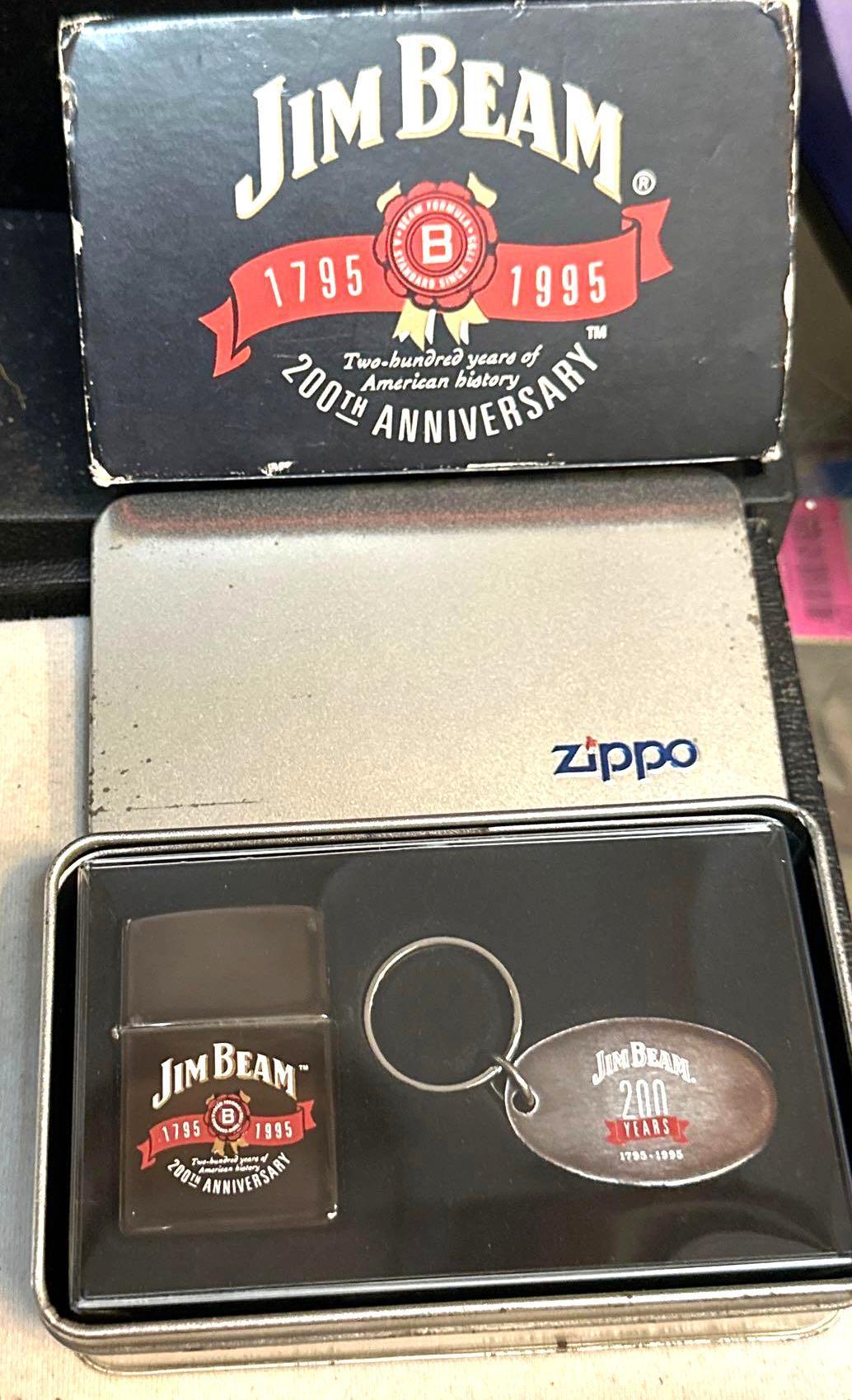 Jim Beam 200th Anniversary Collectors edition Zippo lighter- NIB