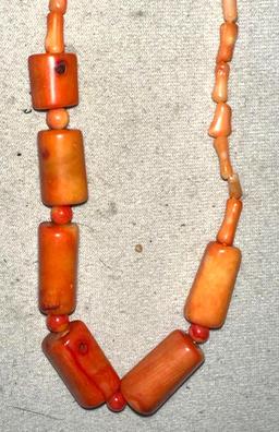 Adjustable Coral Necklace