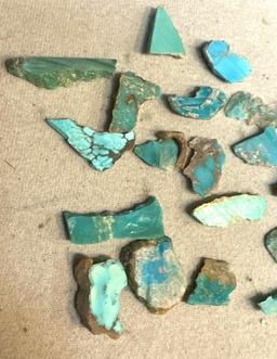 94 cts Mixed Turquoise 20 pc