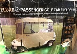 NIB Fairway Deluxe 2-Passenger Golf Car enclosure