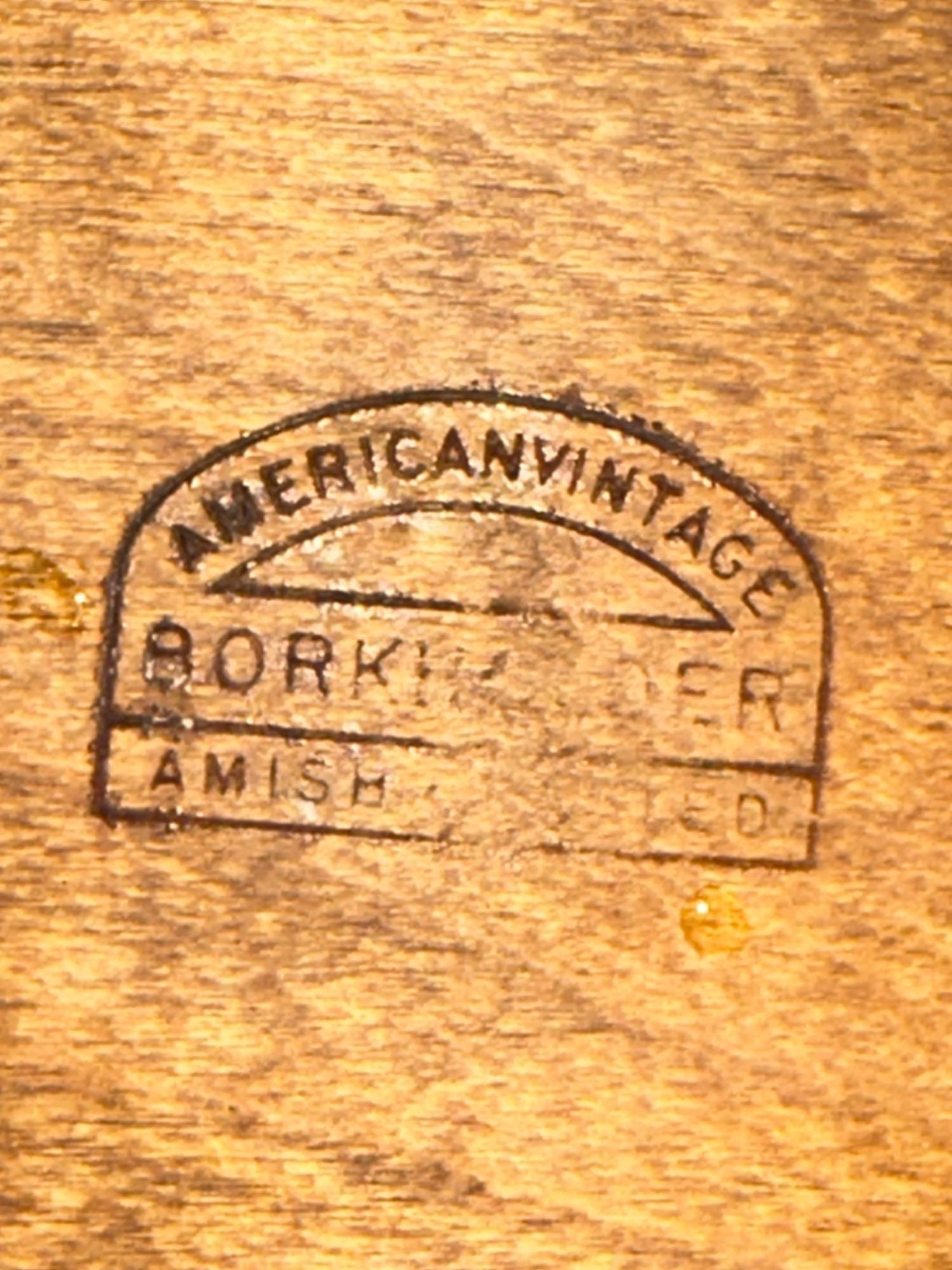 Borkholder American Vintage Kitchen Hutch - Amish crafted 74" x 34"