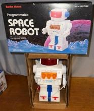 Vintage Radio Shack Programmable Space Robot in box- Looks New