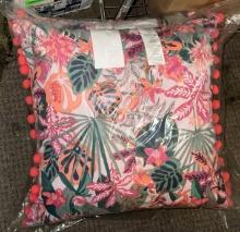 2 New Outdoor Throw Pillows 18" Wide