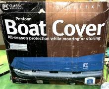 New Open Box Classic Accessories Pontoon Boat Cover fits 17'-20' boats