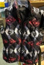 Pendleton Puffer zip up Vest size Small