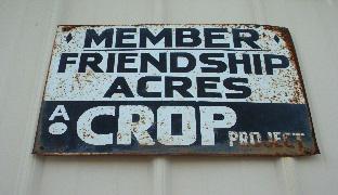 Member Friendship Acres Sign #1