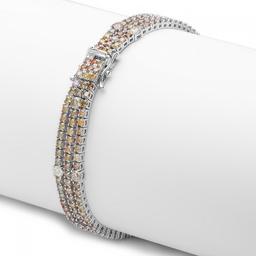 18k White Gold 8.50ct Diamond Bracelet