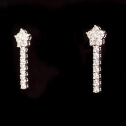14k Gold 1.90ct Diamond Earrings
