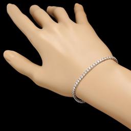 18k White Gold 4.65ct Diamond Bracelet