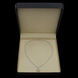 18K Gold 17.97ct Diamond Necklace