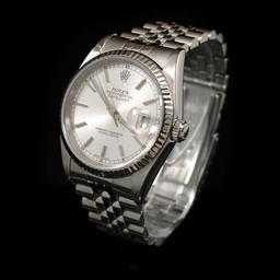Rolex DateJust SS 36mm Men's Wristwatch