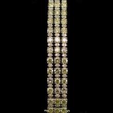 18K Gold 13.95ct Fancy Color Diamond 16.95ct Diamond Bracelet
