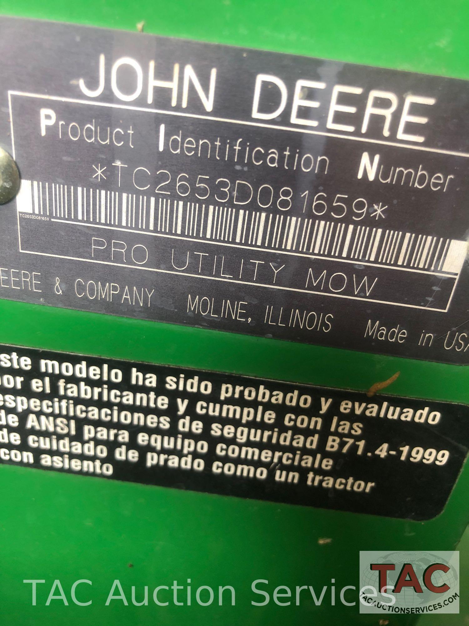 John Deere 2653A Pro Utility Mower