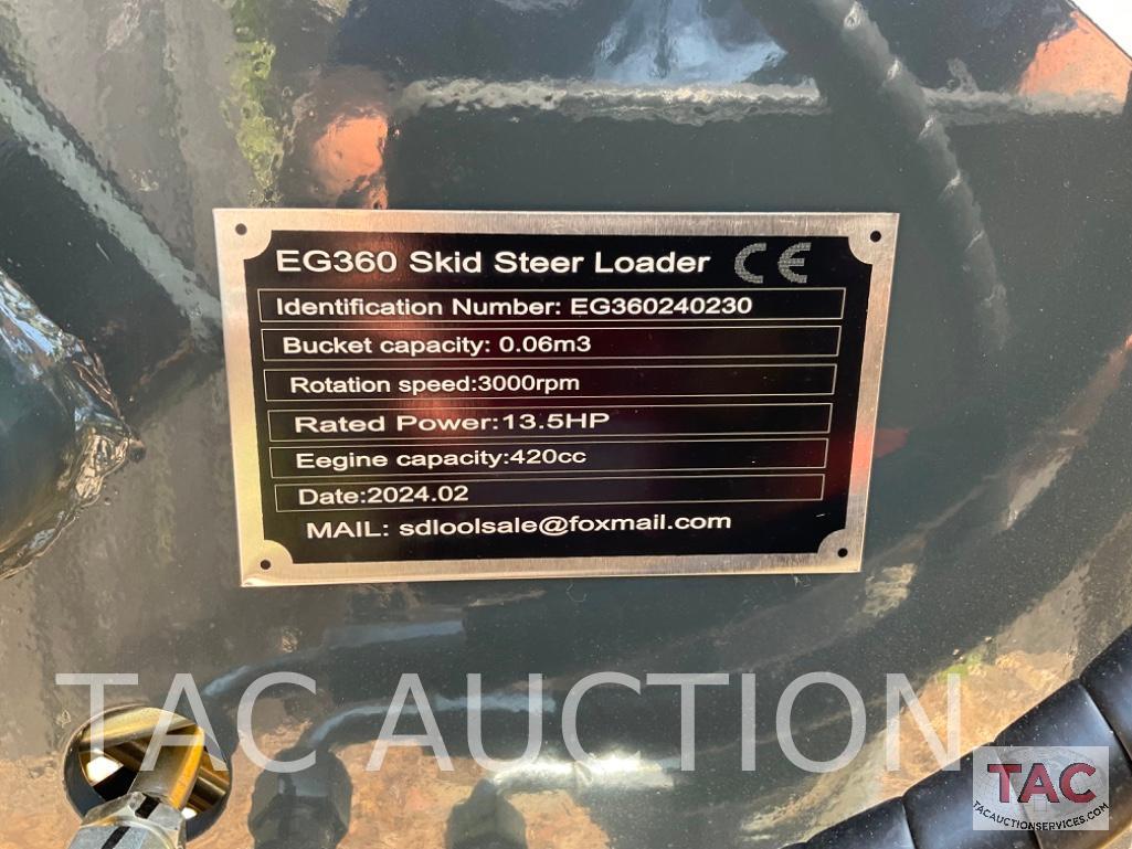 New EG360 Mini Skid Steer Loader