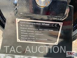 New Giyi Excavator Compaction Wheel For Cat 307