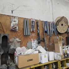 Wall lot - assorted parts and tools