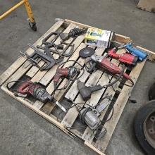 Pallet - assorted air / power tools