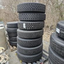 (7) assorted tires