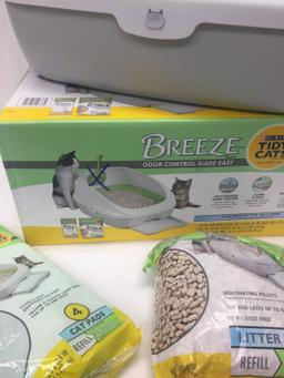 Breeze Cat Litter Box Set